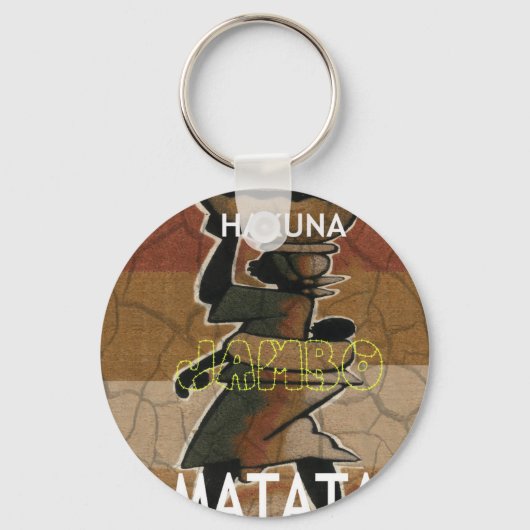 Jambo Habari Hakuna Matata. Sleutelhanger (Voorkant)