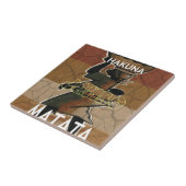 Jambo Habari Hakuna Matata. Tegeltje (Zijkant)