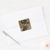 Jambo Habari Hakuna Matata. Vierkante Sticker (Envelop)