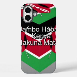 Jambo Habari! Kenya Hakuna Matata iPhone 16 Plus Hoesje
