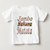 Jambo Hakuna Matata Afrikaanse  kunst Print (Voorkant)