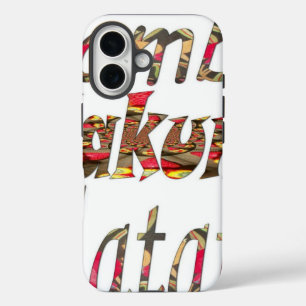 Jambo Hakuna Matata Afrikaanse  kunst Print iPhone 16 Hoesje