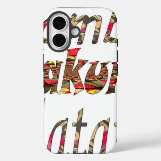 Jambo Hakuna Matata Afrikaanse kunst Print Case-Mate iPhone Case (Achterkant)