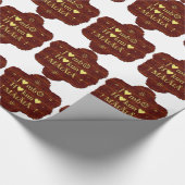 Jambo Hakuna Matata: Afrikaanse kunstdruk/grafiek Cadeaupapier (Hoek)