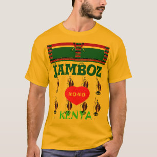 Jambo Hakuna Matata Ik hou van Kenya XOXO T-Shirt