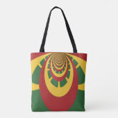 Jambo Hakuna Matata Jamaica Rasta Colors Shoulder Tote Bag (Achterkant)