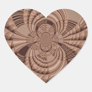 Jambo Hakuna Matata Kenya Giraffe Safari Woven Hart Sticker