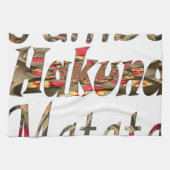 Jambo. Hakuna Matata Theedoek (Horizontaal)