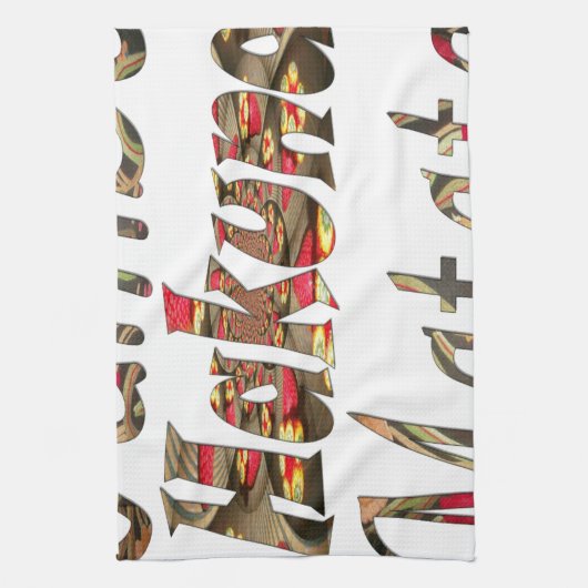 Jambo. Hakuna Matata Theedoek (Verticaal)