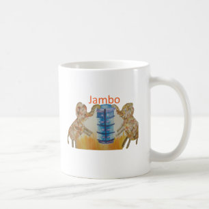 Jambo Jumbo Afrikaanse Kinderen Olifanten Kunstpri Koffiemok