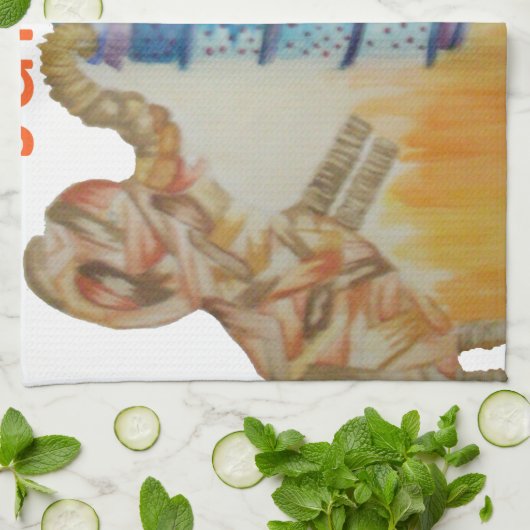 jambo JumboHakuna Matata.png Theedoek (Gevouwen)