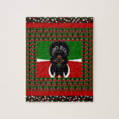 Jambo Kenia Kunstprint Legpuzzel (Verticaal)