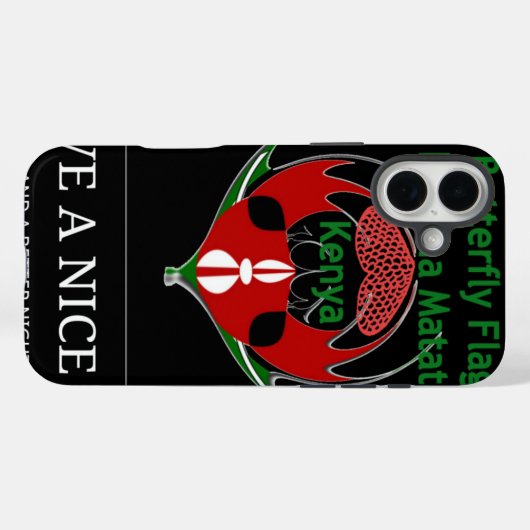 Jambo Kenya Case-Mate iPhone Case (Achterkant (horizontaal))