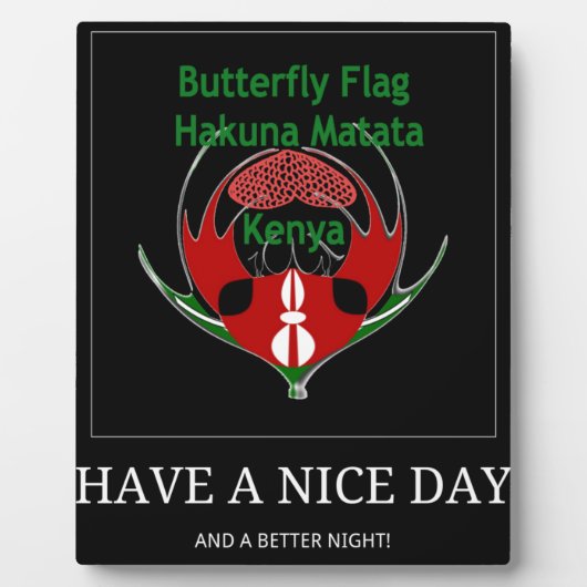 Jambo Kenya Fotoplaat (Voorkant)