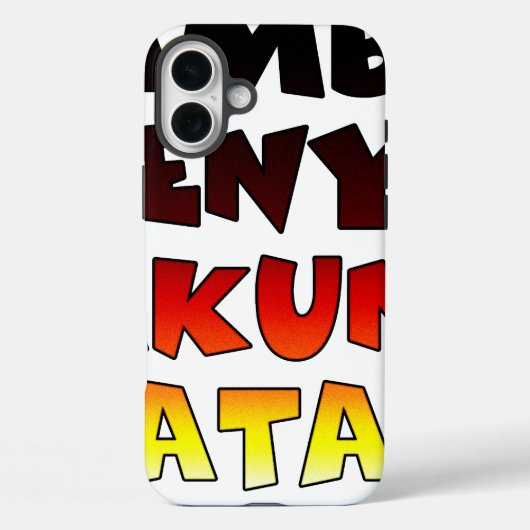 Jambo Kenya Hakuna Matata Case-Mate iPhone Case (Achterkant)