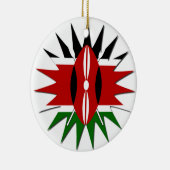 Jambo Kenya Hakuna Matata Keramisch Ornament (Rechts)