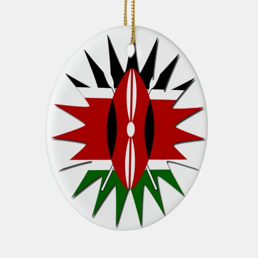 Jambo Kenya Hakuna Matata Keramisch Ornament (Rechts)