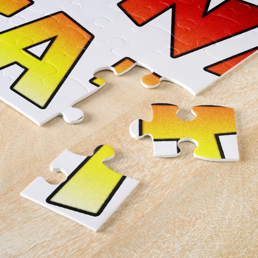 Jambo Kenya Hakuna Matata Legpuzzel (Zijkant)