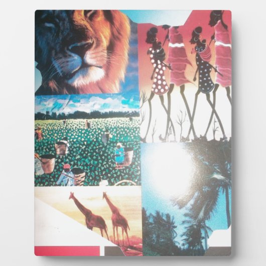 Jambo Kenya Hakuna Matata plaque Fotoplaat (Voorkant)