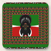 Jambo Kenya Kunstdruk Bier Onderzetter (Voorkant)