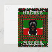 Jambo Kenya Kunstdruk Briefkaart (Voorkant / Achterkant)