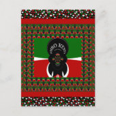 Jambo Kenya Kunstdruk Briefkaart (Voorkant)