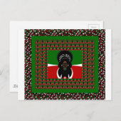 Jambo Kenya Kunstdruk Briefkaart (Voorkant / Achterkant)