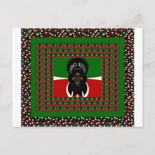 Jambo Kenya Kunstdruk Briefkaart