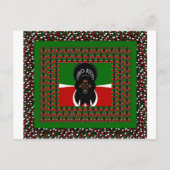 Jambo Kenya Kunstdruk Briefkaart (Voorkant)