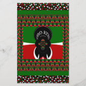 Jambo Kenya Kunstdruk Briefpapier (Voorkant)