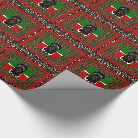 Jambo Kenya Kunstdruk Cadeaupapier (Hoek)