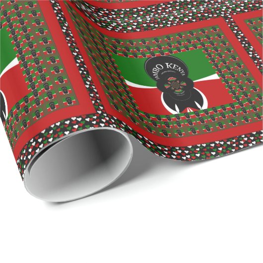 Jambo Kenya Kunstdruk Cadeaupapier (Rol Hoek)