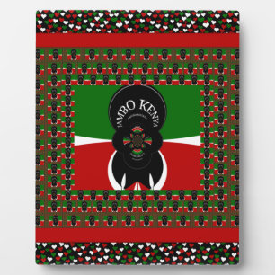 Jambo Kenya Kunstdruk Fotoplaat