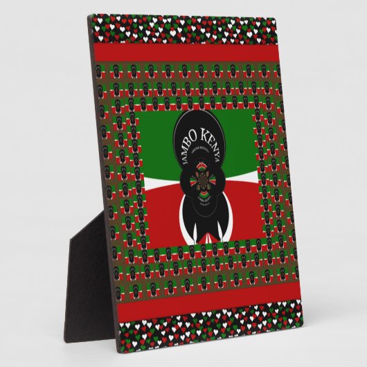 Jambo Kenya Kunstdruk Fotoplaat (Zijkant)