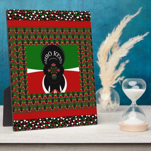 Jambo Kenya Kunstdruk Fotoplaat (Zijkant)