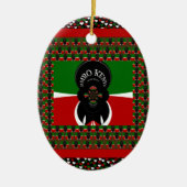 Jambo Kenya Kunstdruk Keramisch Ornament (Voorkant)