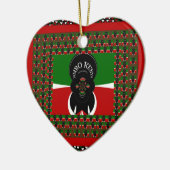 Jambo Kenya Kunstdruk Keramisch Ornament (Links)