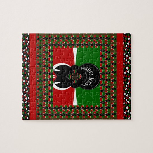 Jambo Kenya Kunstdruk Legpuzzel (Horizontaal)