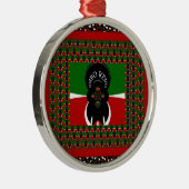 Jambo Kenya Kunstdruk Metalen Ornament (Rechts)