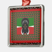 Jambo Kenya Kunstdruk Metalen Ornament (Links)