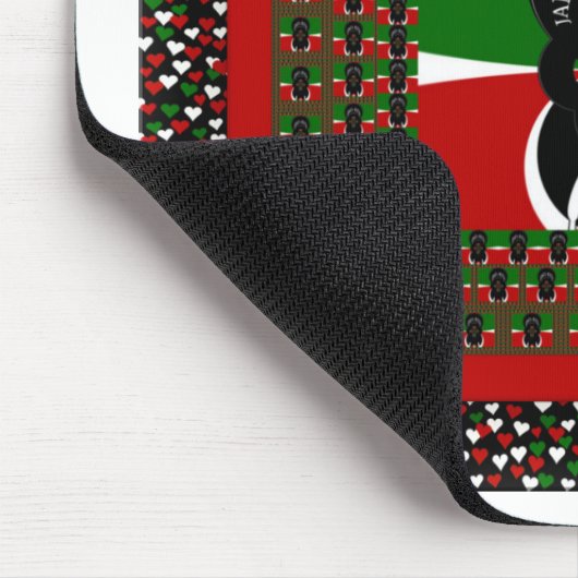 Jambo Kenya Kunstdruk Muismat (Hoek)