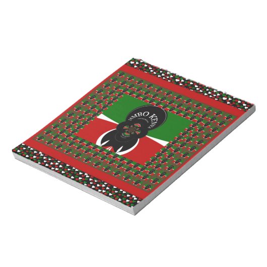 Jambo Kenya Kunstdruk Notitieblok (Linkerzijde)