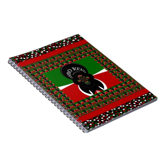 Jambo Kenya Kunstdruk Notitieboek (Rechterzijde)