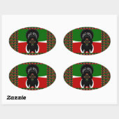 Jambo Kenya Kunstdruk Ovale Sticker (Vel)