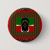 Jambo Kenya Kunstdruk Ronde Button 5,7 Cm (Voorkant)