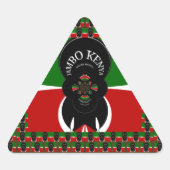 Jambo Kenya Kunstdruk Sticker (Voorkant)