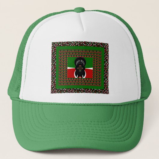 Jambo Kenya Kunstdruk Trucker Pet (Voorkant)
