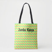 Jambo Kenya, magisch patroon Tote Bag (Voorkant)