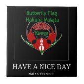 Jambo Kenya Tegeltje (Voorkant)