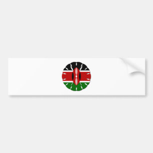 Jambo Kenyan Flag Bumpersticker